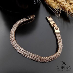 دستبند تنیسی سه ردیفه ژوپینگ