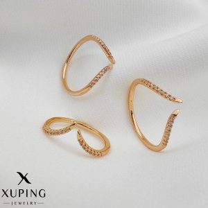 انگشتر ظریف مینیمال نگین دار ژوپینگ