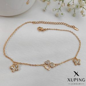 پابند مدل گل و پروانه از برند ژوپینگ