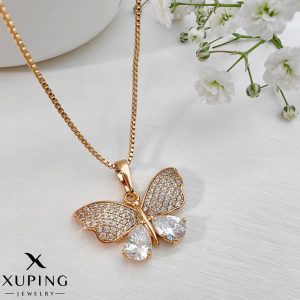 پلاک پروانه بزرگ نگین دار ژوپینگ