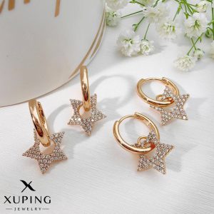 گوشواره دو حالته طرح ستاره ژوپینگ