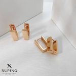 گوشواره مینیمال مستطیلی ژوپینگ