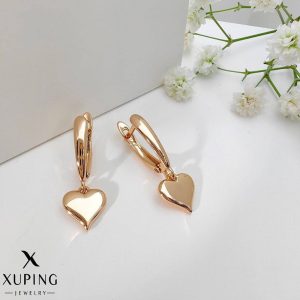 گوشواره آویز قلبی ژوپینگ اصل