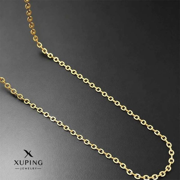 زنجیر حلقه ای تراش طرح طلا از برند ژوپینگ