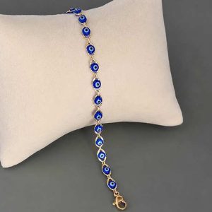 دستبند طرح طلا چشم نظر ژوپینگ
