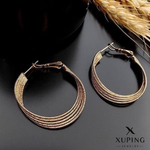گوشواره حلقه ای بزرگ از برند معتبر ژوپینگ