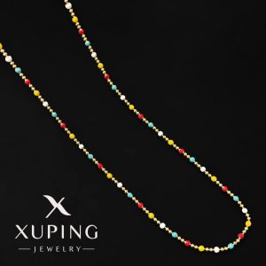 زنجیر توپی رنگی طرح طلا ژوپینگ