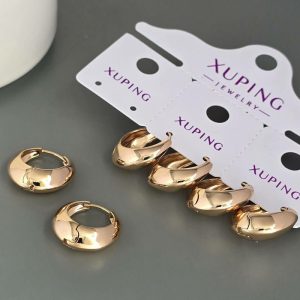 گوشواره حلقه ای طرح طلا ژوپینگ
