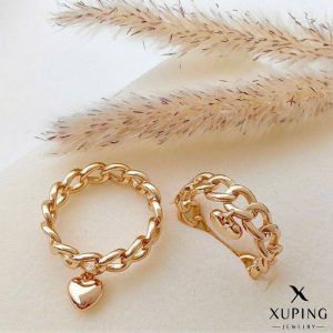 انگشتر کارتیر با آویز قلب ژوپینگ