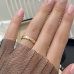 حلقه آینه ای نگین دار از برند ژوپینگ