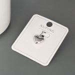 پلاک قلبی نقره ای ژوپینگ اصل