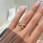 انگشتر استخوانی نگین دار ژوپینگ