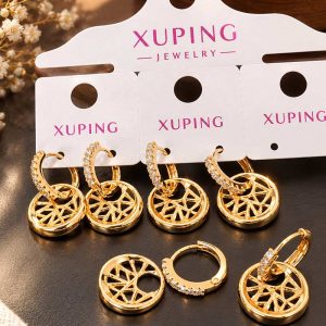 گوشواره حلقه ای طرح خورشید ژوپینگ