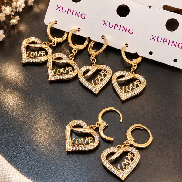 گوشواره قلبی لاو ژوپینگ اصل