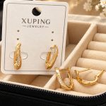 گوشواره طرح طلا ژوپینگ اصل