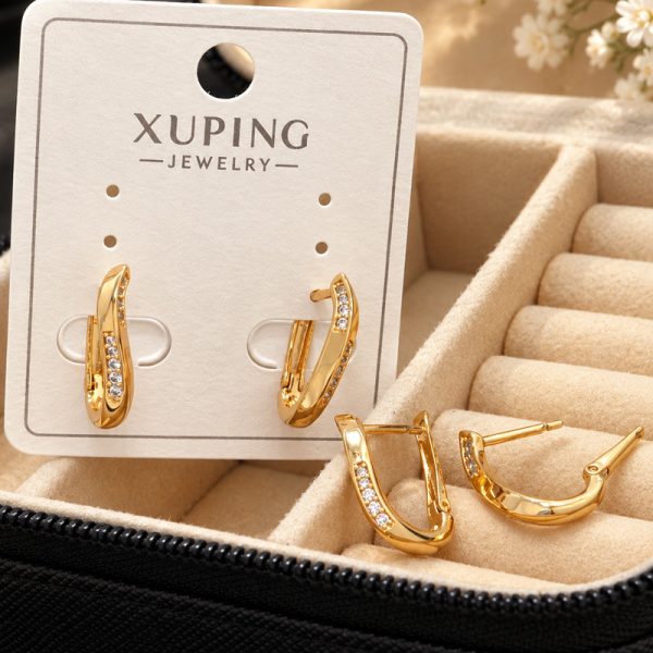 گوشواره طرح طلا ژوپینگ اصل